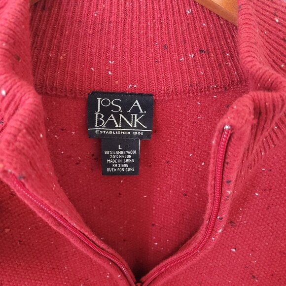 Jos. A. Bank half-zip pullover sweater - Picture 4 of 5